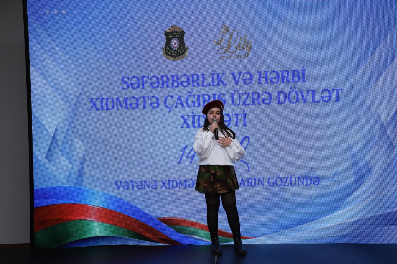 SHXÇDX “Vətənə xidmət uşaqların gözündə” adlı tədbir keçirdi - FOTOLAR